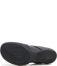 Jambu Women's Nia Leather Mary Jane Slingback Wedge Pumps