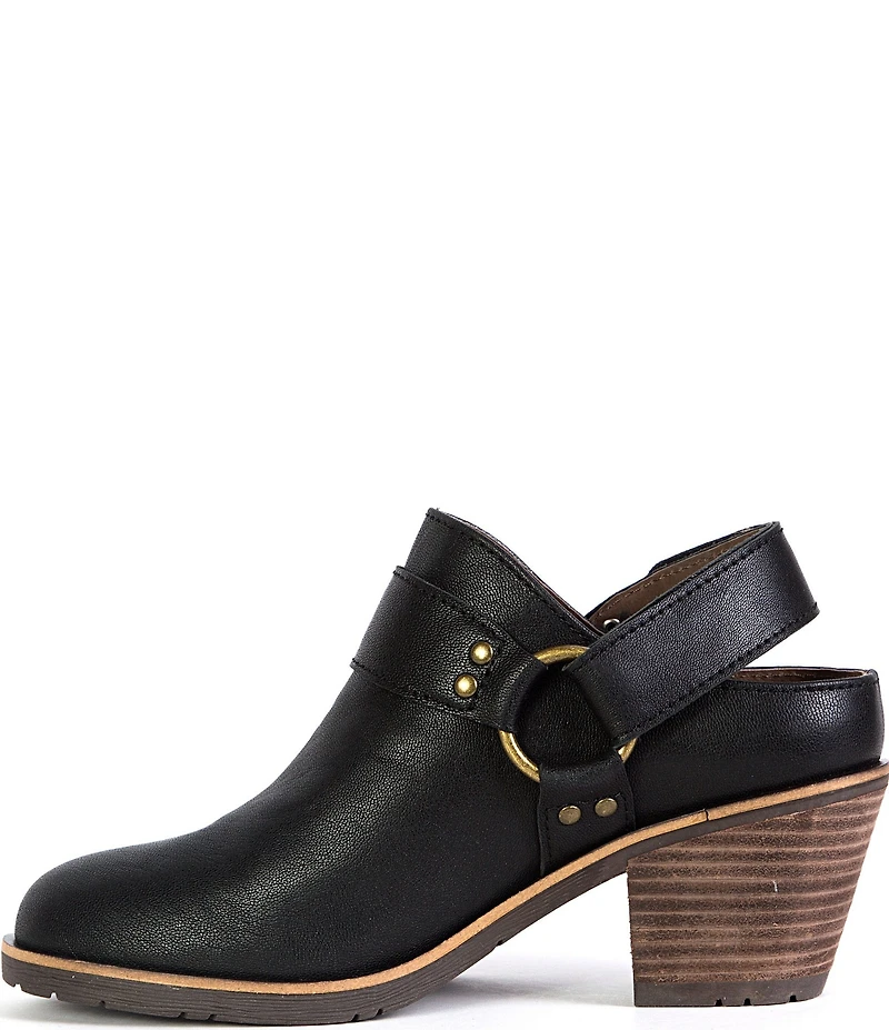 Jambu Women's Valora Leather O-Ring Hardware Slingback Shooties