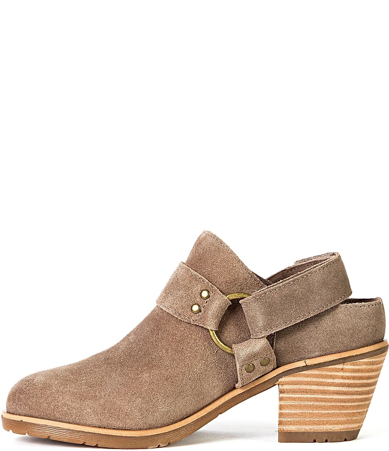 Jambu Women's Valora Suede O-Ring Hardware Slingback Shooties