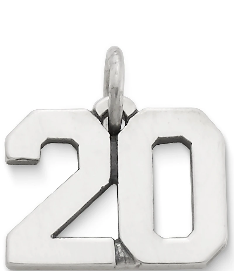 James Avery Number Ivy League Charm