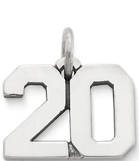 James Avery Number Ivy League Charm