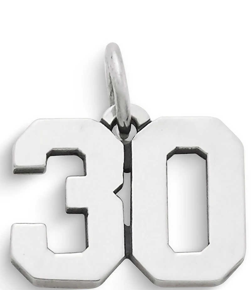 James Avery Number Ivy League Charm