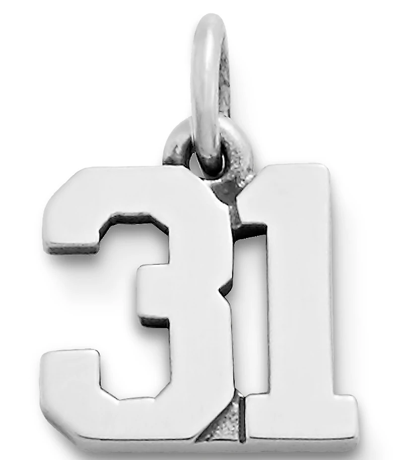 James Avery Number Ivy League Charm