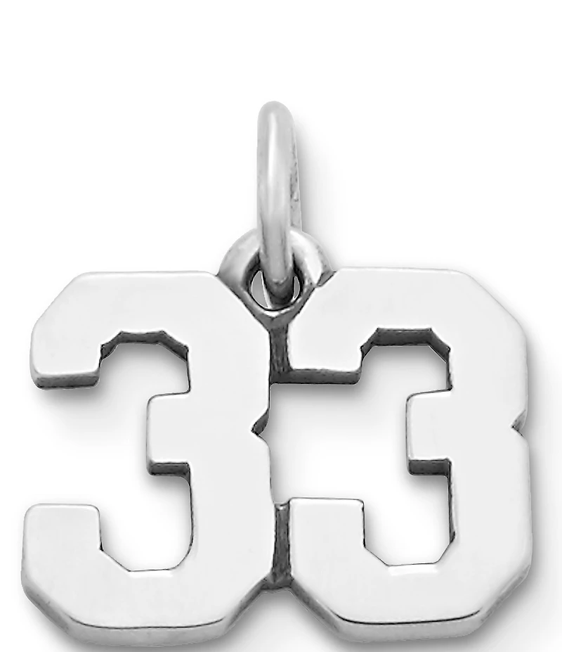 James Avery Number Ivy League Charm