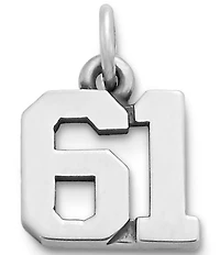 James Avery Number Ivy League Charm