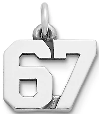 James Avery Number Ivy League Charm