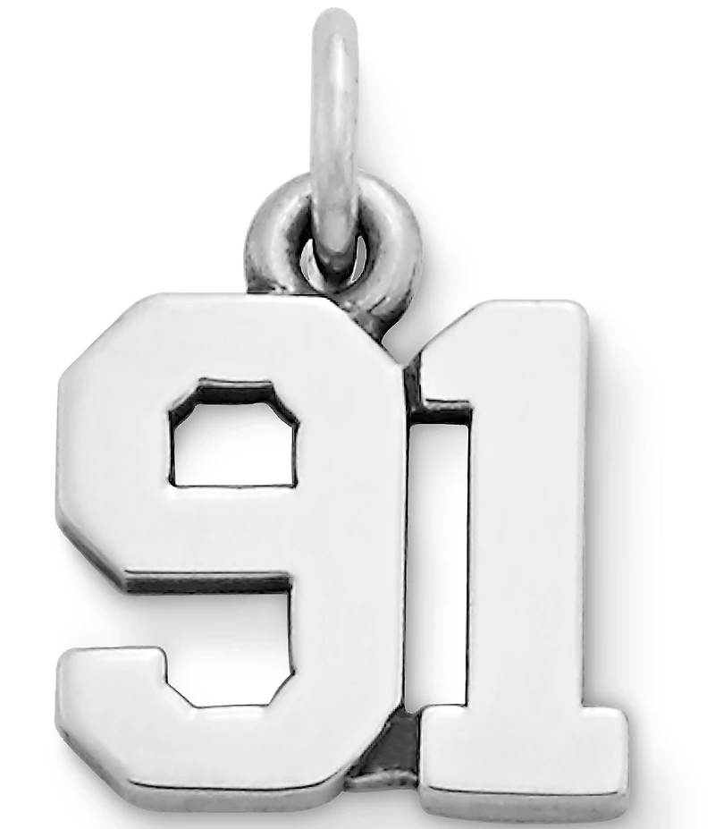 James Avery Number Ivy League Charm