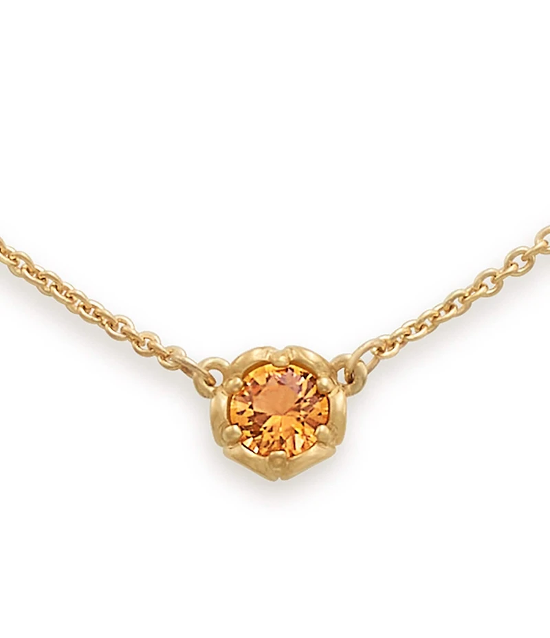 James Avery 14K Gold Cherished Birthstone Necklace