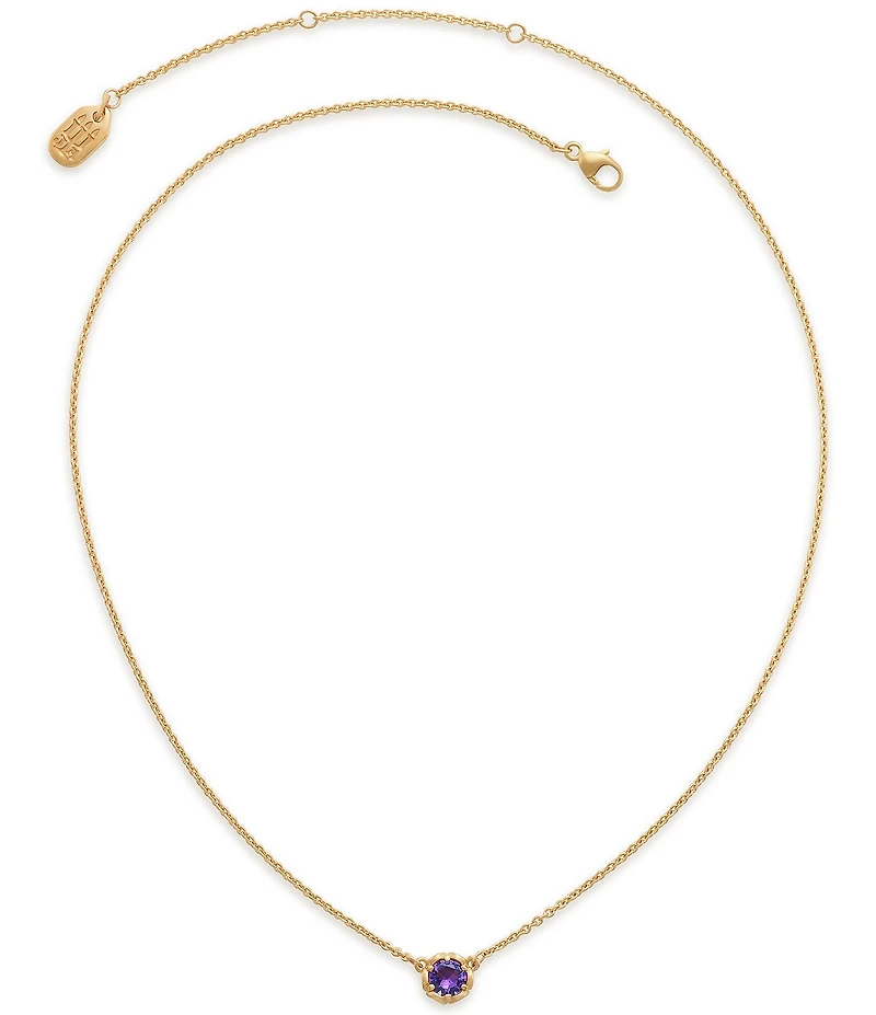 James Avery 14K Gold Cherished Birthstone Necklace