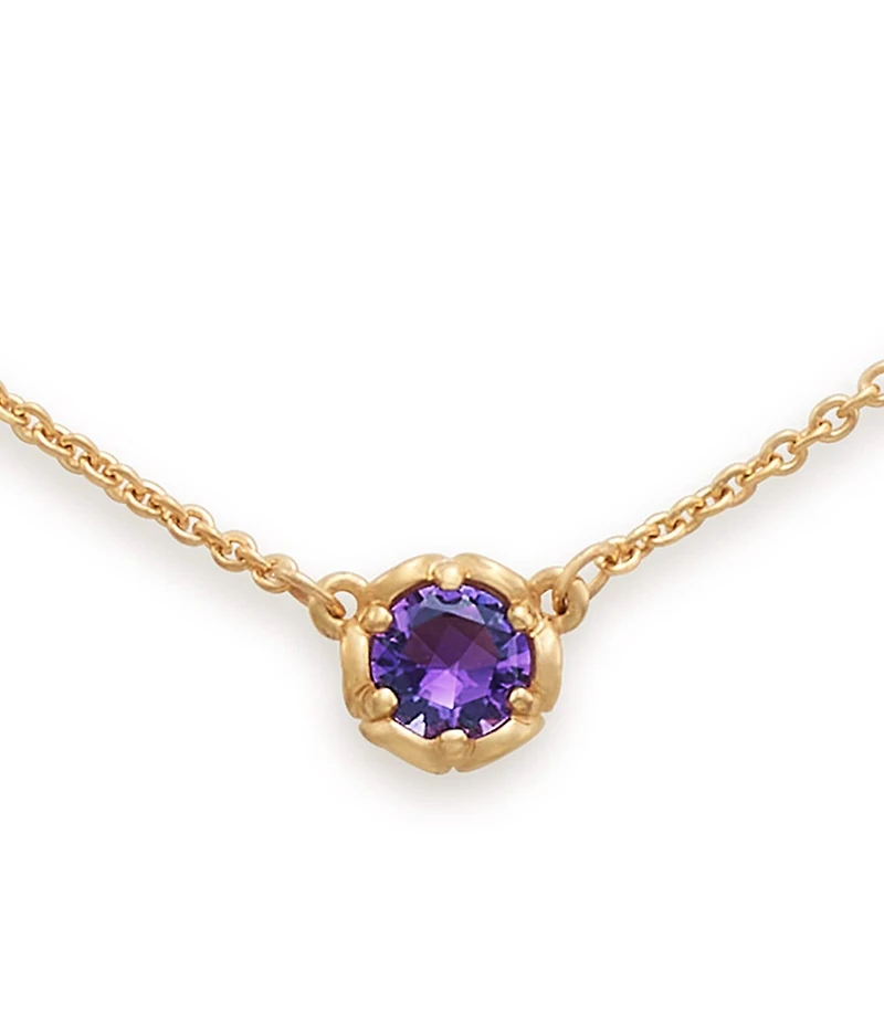 James Avery 14K Gold Cherished Birthstone Necklace