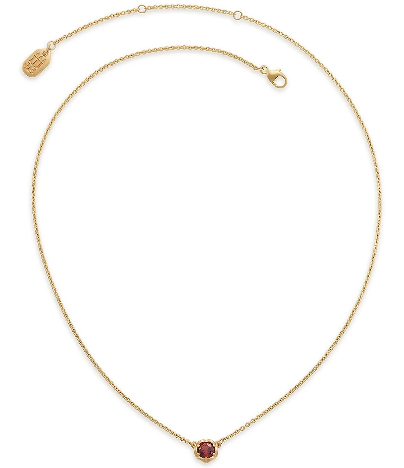 James Avery 14K Gold Cherished Birthstone Necklace