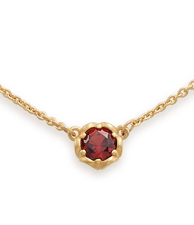 James Avery 14K Gold Cherished Birthstone Necklace