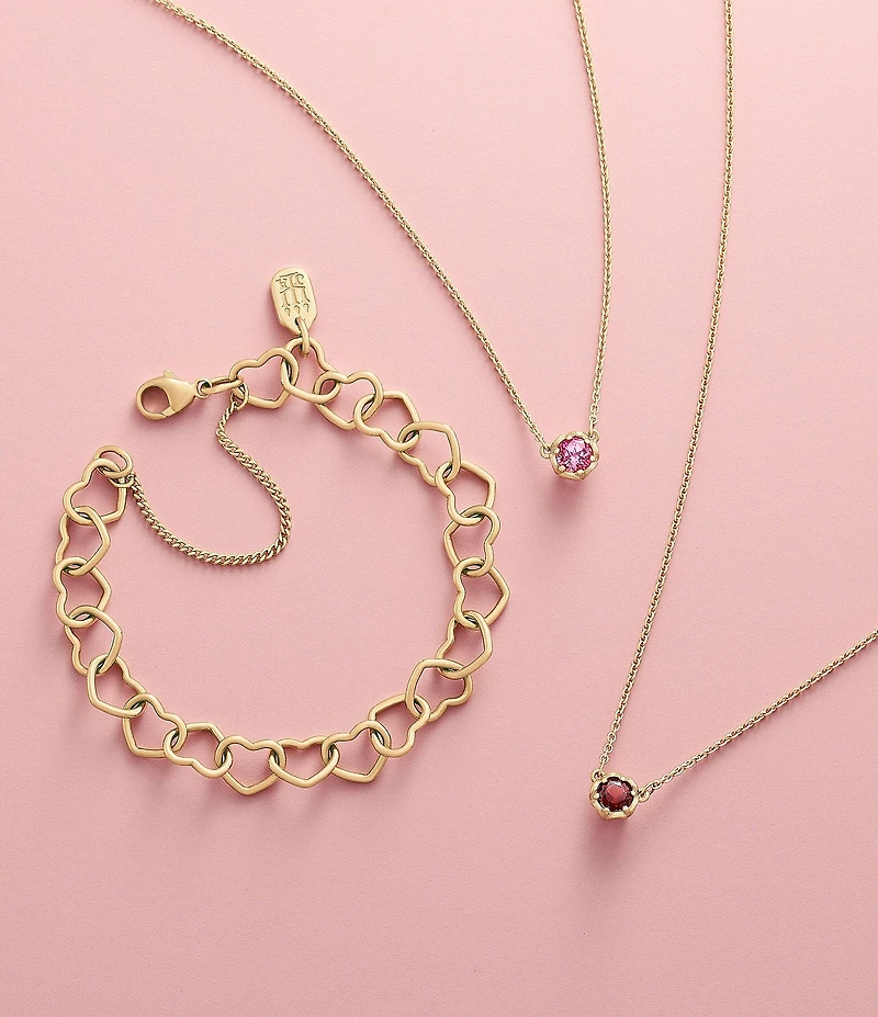 James Avery 14K Gold Cherished Birthstone Necklace