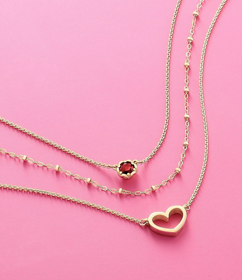 James Avery 14K Gold Cherished Birthstone Necklace