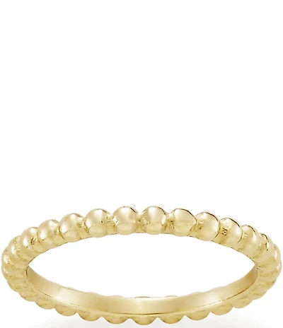 James Avery 14K Gold Beaded Ring