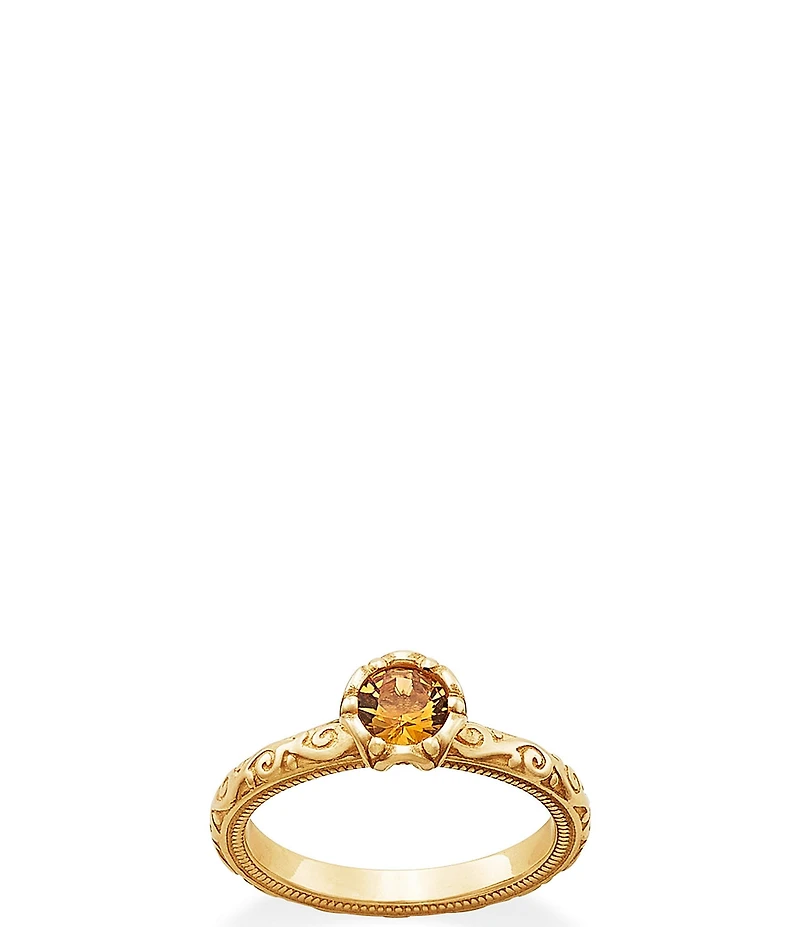 James Avery 14K Gold Cherished Birthstone Band Ring