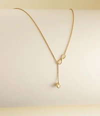 James Avery 14K Gold Delicate Infinite Love Y Necklace