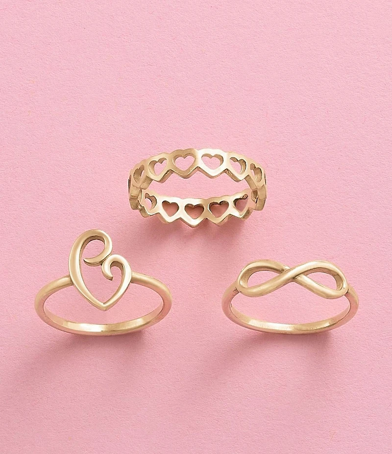 James Avery 14K Gold Delicate Mother's Love Heart Ring