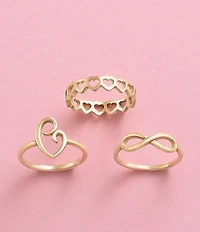 James Avery 14K Gold Delicate Mother's Love Heart Ring