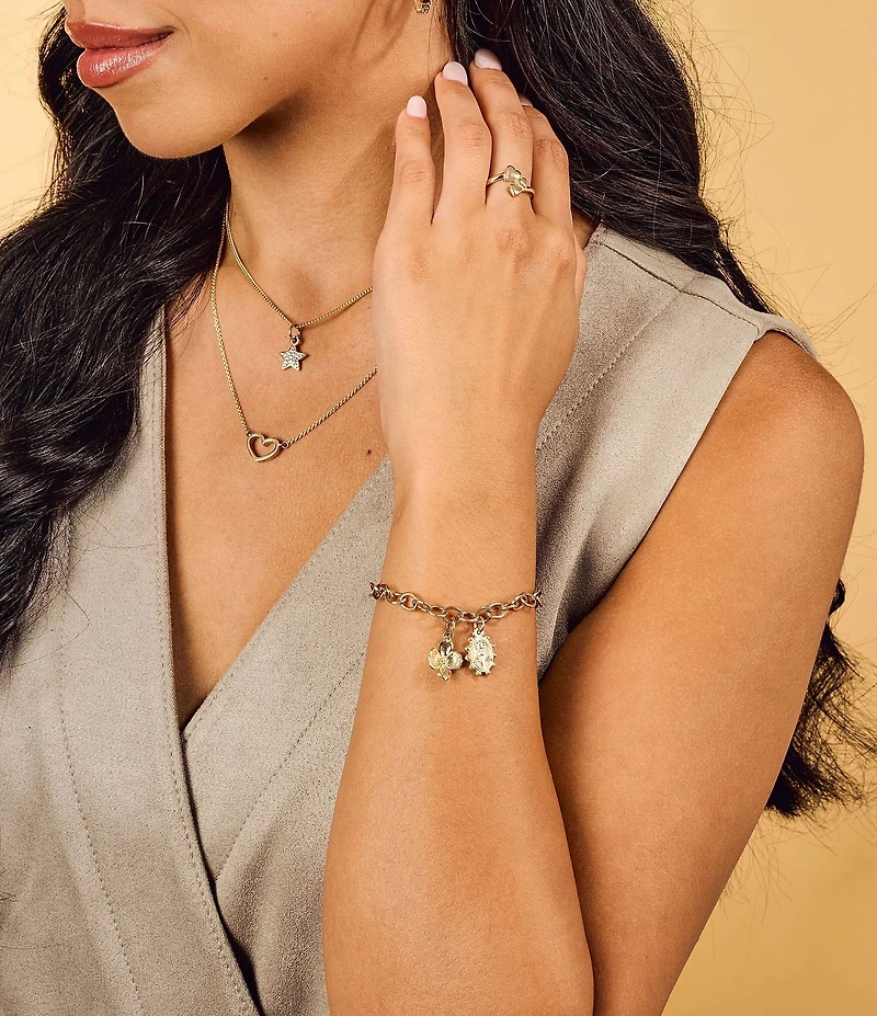 James Avery 14K Gold Diamond Pave Star Pendant