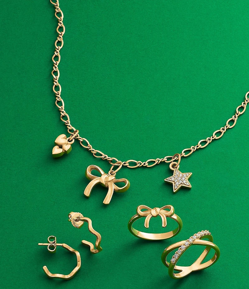 James Avery 14K Gold Diamond Pave Star Pendant