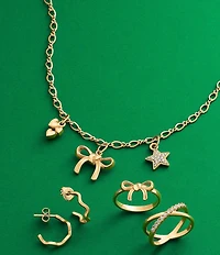 James Avery 14K Gold Diamond Pave Star Pendant