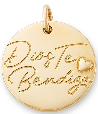 James Avery 14K Gold Dios Te Bendiga Charm