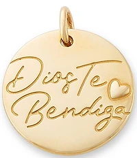 James Avery 14K Gold Dios Te Bendiga Charm