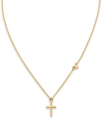 James Avery 14K Gold Faith and Love Short Pendant Necklace