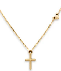 James Avery 14K Gold Faith and Love Short Pendant Necklace