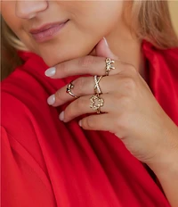James Avery 14K Gold Flowering Vines Heart Ring