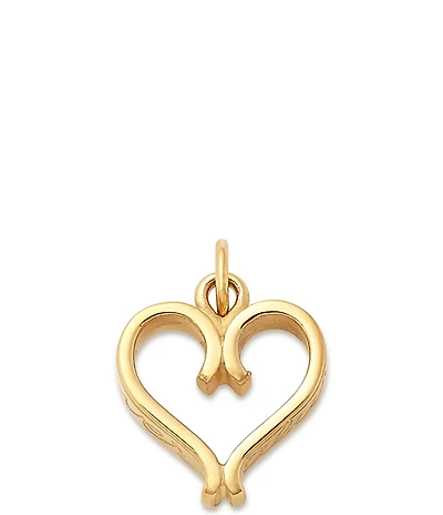 James Avery 14k Gold Forever and Always Heart Charm