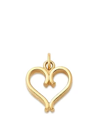 James Avery 14k Gold Forever and Always Heart Charm