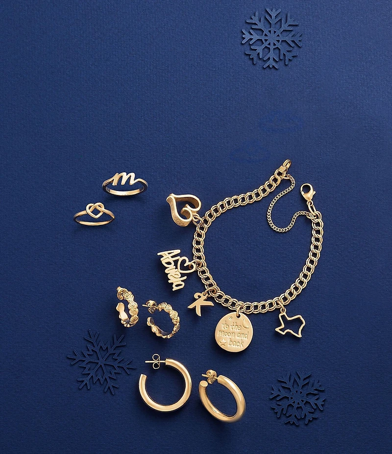 James Avery 14k Gold Forever and Always Heart Charm