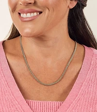 James Avery 14K Gold Heavy Curb Chain Necklace