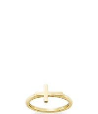 James Avery 14K Gold Horizon Cross Ring