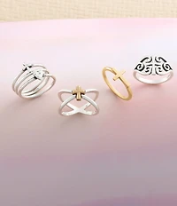 James Avery 14K Gold Horizon Cross Ring