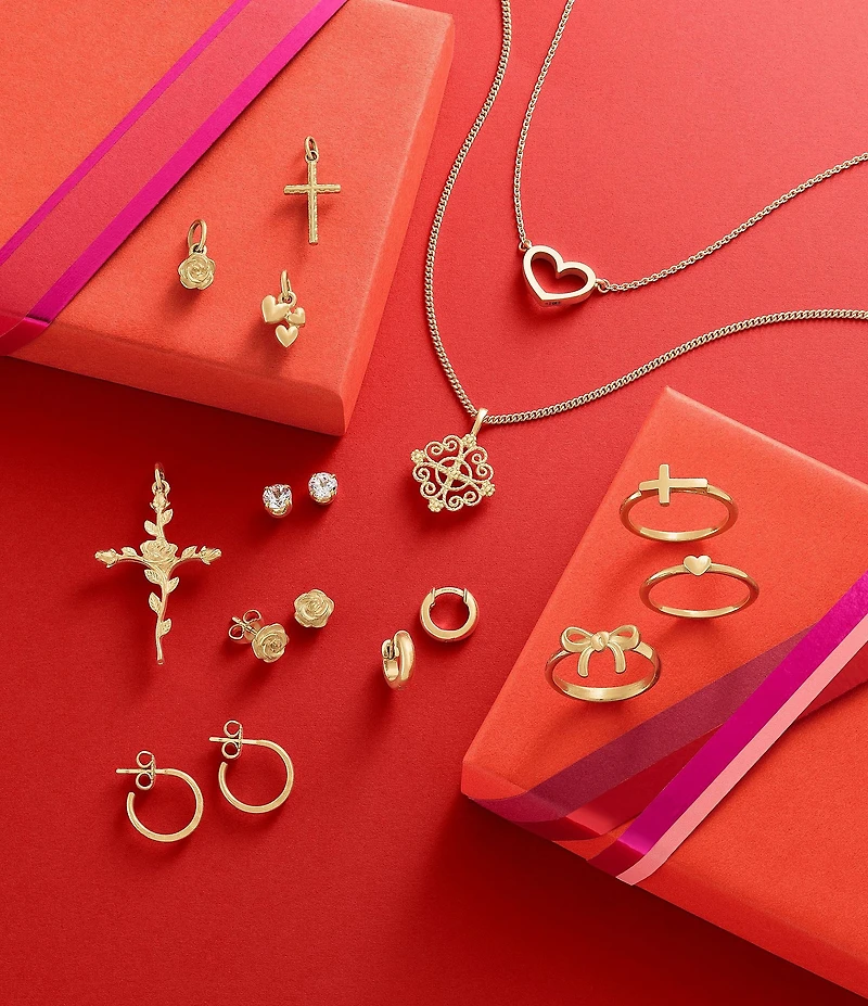 James Avery 14K Gold Horizon Cross Ring