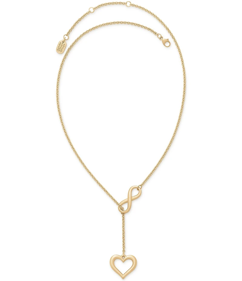 James Avery 14K Gold Infinite Love Y Necklace