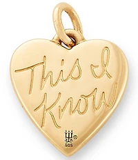 James Avery 14K Gold Jesus Loves Me Charm