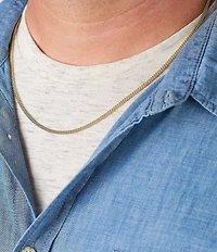 James Avery 14K Gold Medium Curb Chain Necklace