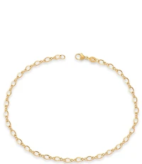 James Avery 14k Gold Twist Ankle Bracelet Available in 9#double;, 10#double; or 12#double;