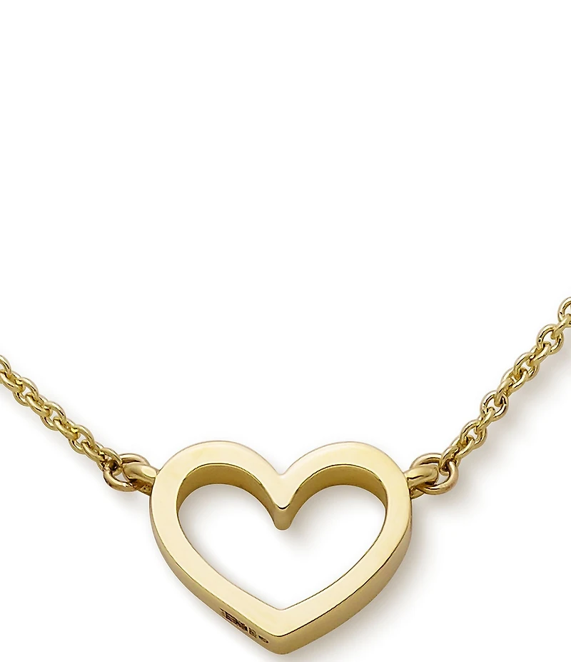 James Avery 14K Gold Petite Heart Pendant Necklace