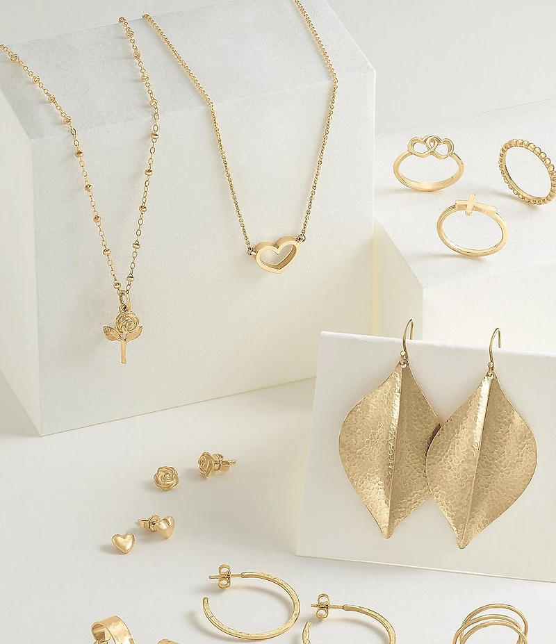 James Avery 14K Gold Petite Heart Pendant Necklace