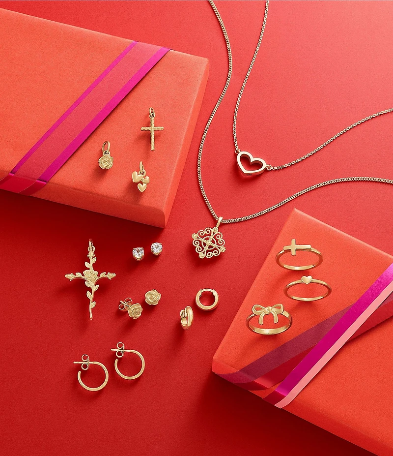 James Avery 14K Gold Petite Heart Pendant Necklace