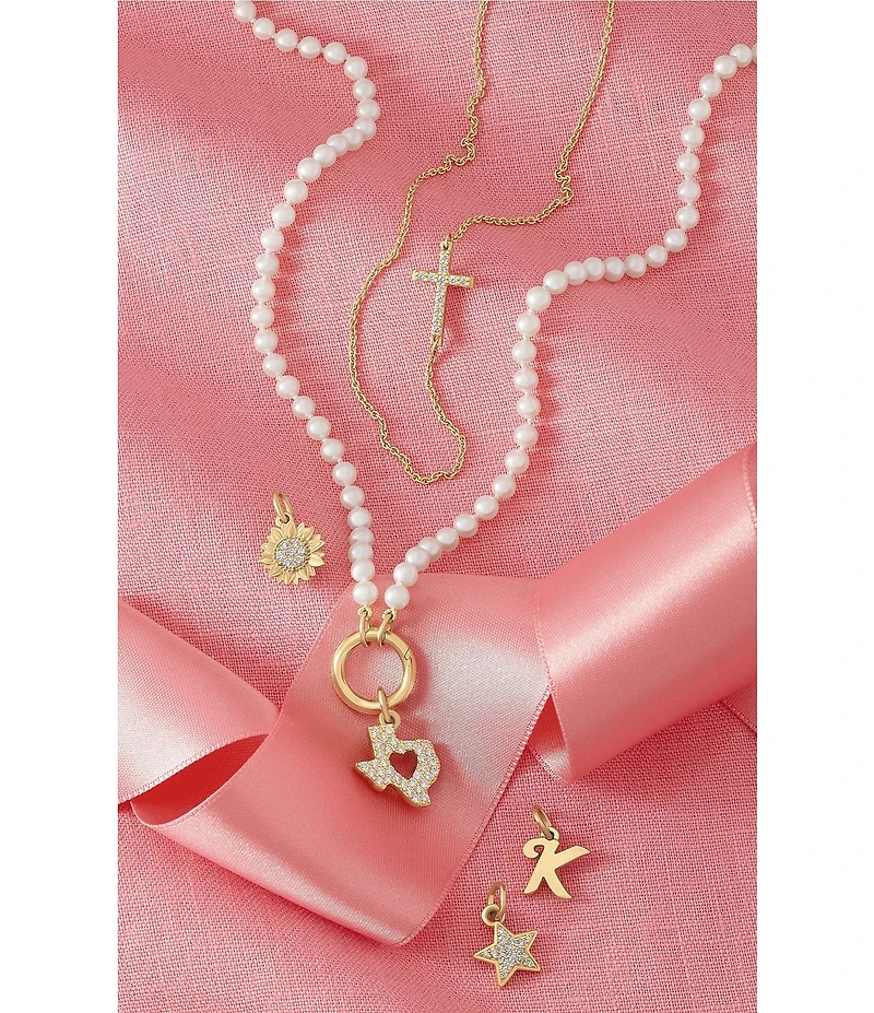 James Avery 14K Gold Script Initial Charm