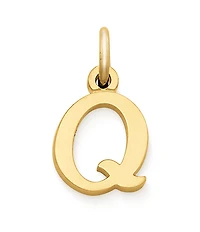 James Avery 14K Gold Script Initial Charm