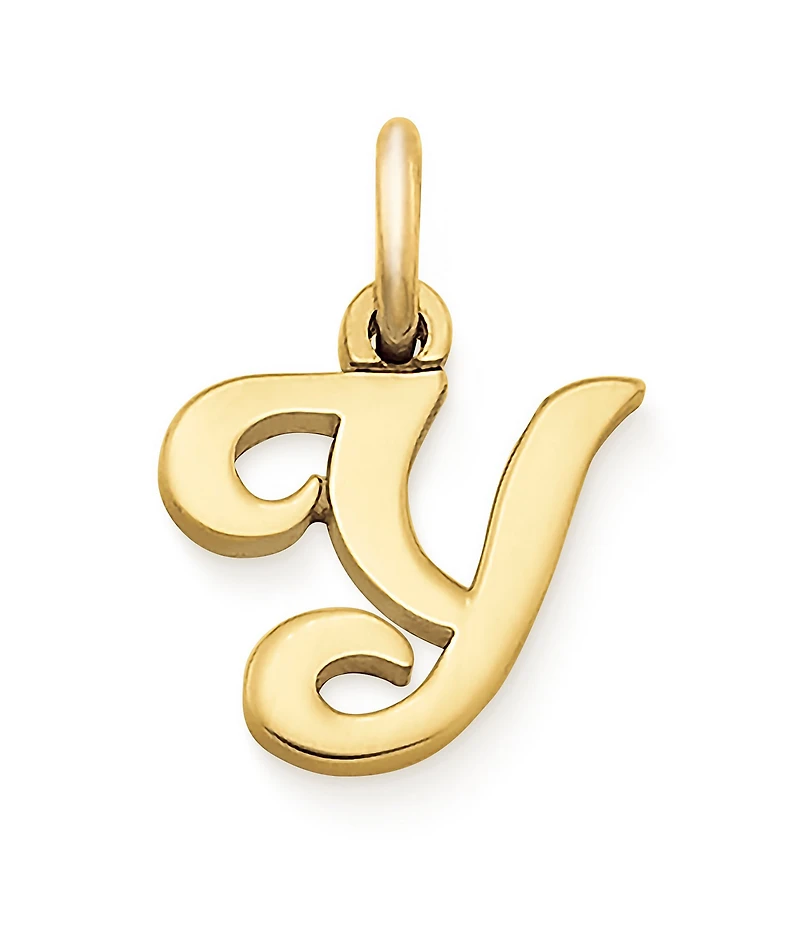 James Avery 14K Gold Script Initial Charm