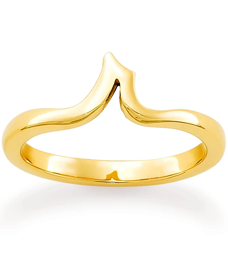 James Avery 14k Gold Script Initial Ring
