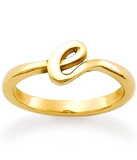 James Avery 14k Gold Script Initial Ring